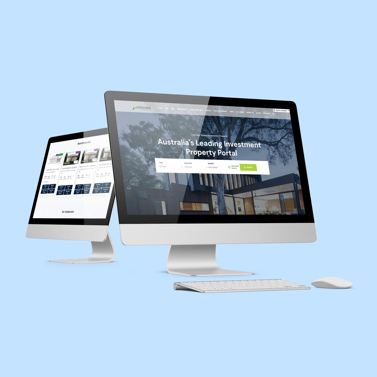 Xcellerate, a company specializing in real estate web development.